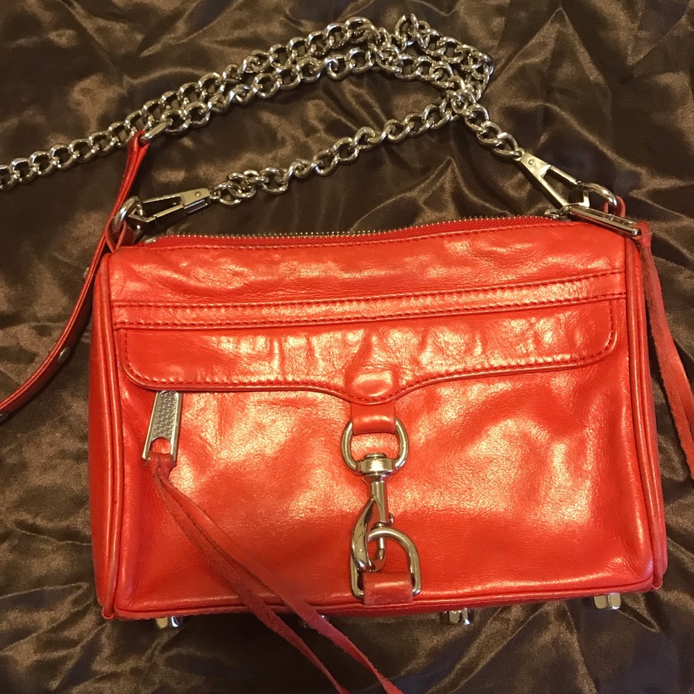 Rebecca Minkoff Red Leather Mini Mac